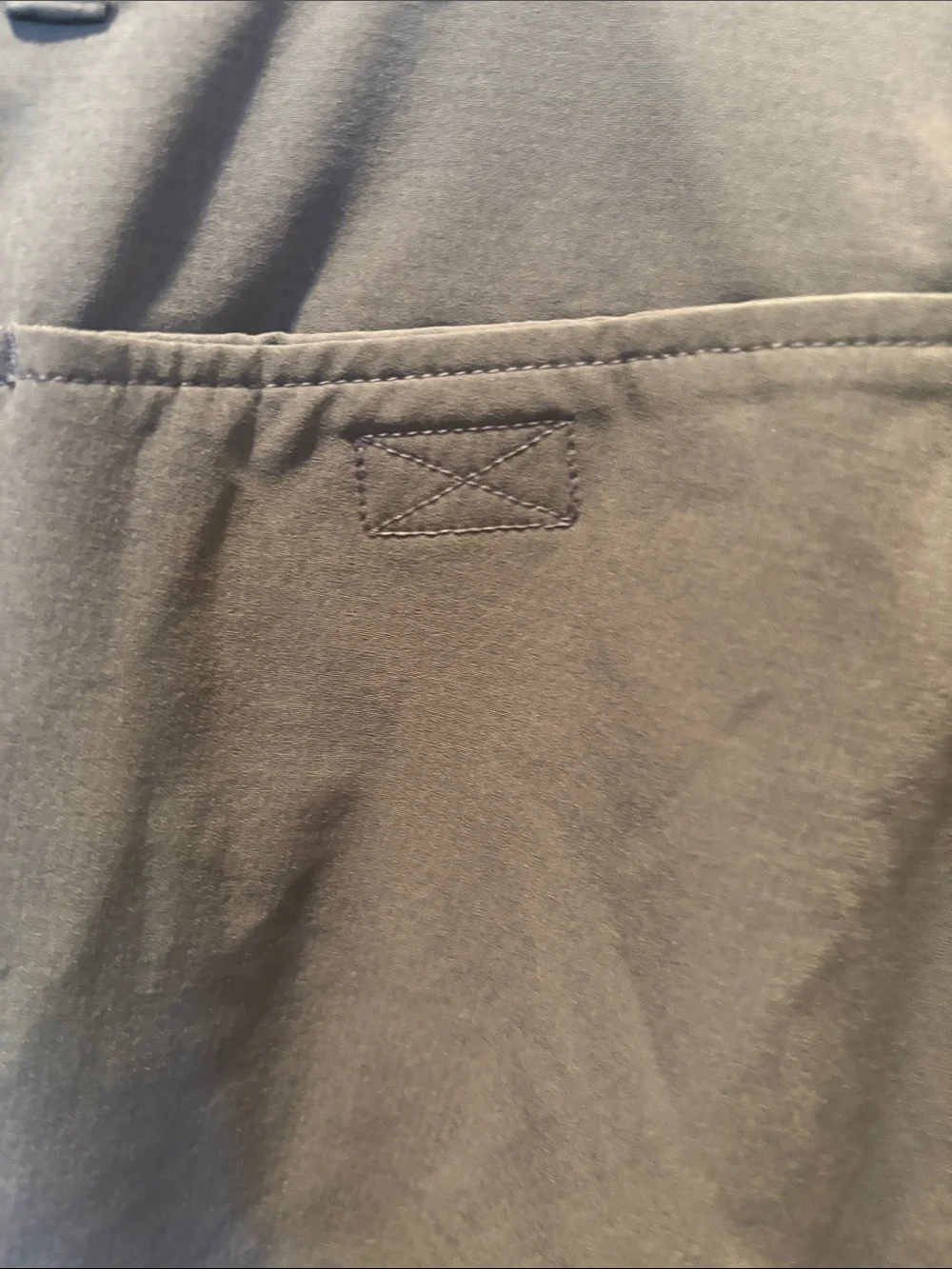 The North Face Men's Performance Hiking Shorts Grey Stretch Drawstring Size 32